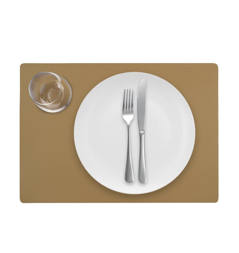 PLACEMAT - LUNAR - 30x43cm - 12st - DESERT/TAUPE - detail PLM6010 img