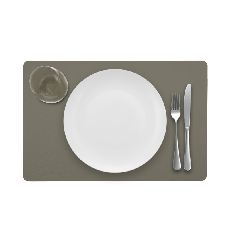PLACEMAT - RECYC LEDER - 28,5x43,5cm - 12st - PEPPER - detail PLM7002 img