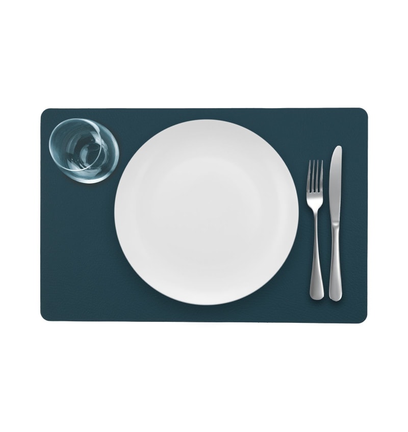 PLACEMAT - RECYC LEDER - 28,5x43,5cm - 12st - GRAPE - detail PLM7004 img