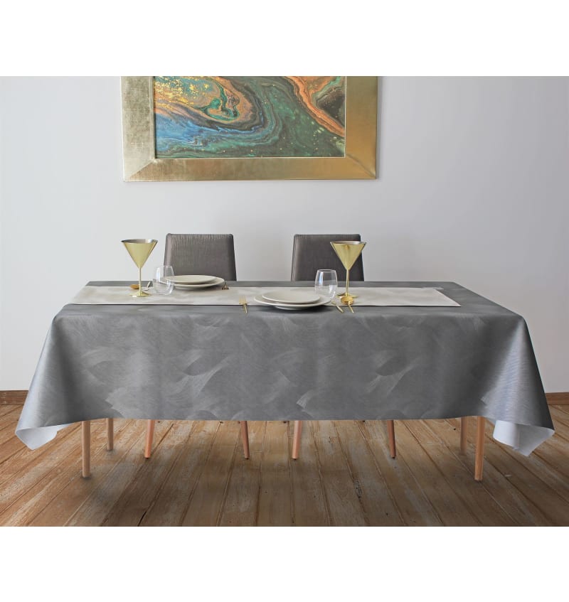 POLYLINE - 140cm - 15m - DAMASCO FROST GRAY - sfeerfoto PLO093 img
