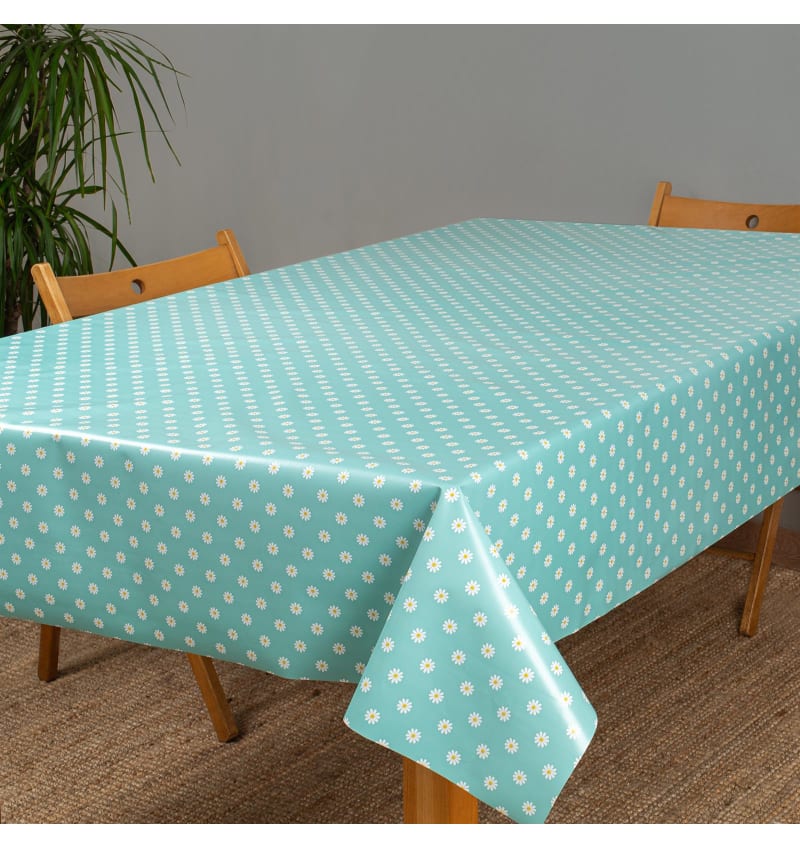 SAL&PEPE - 140cm - 20m - SMALL DAISY LIGHT TURQUOISE - sfeerfoto SAL2136 img