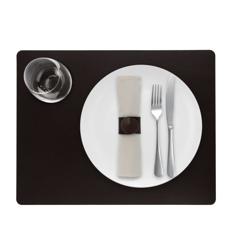 SKINNATUR - placemat - 45x35cm - 12st - COFFEE BEAN - detail SKIN01002 img