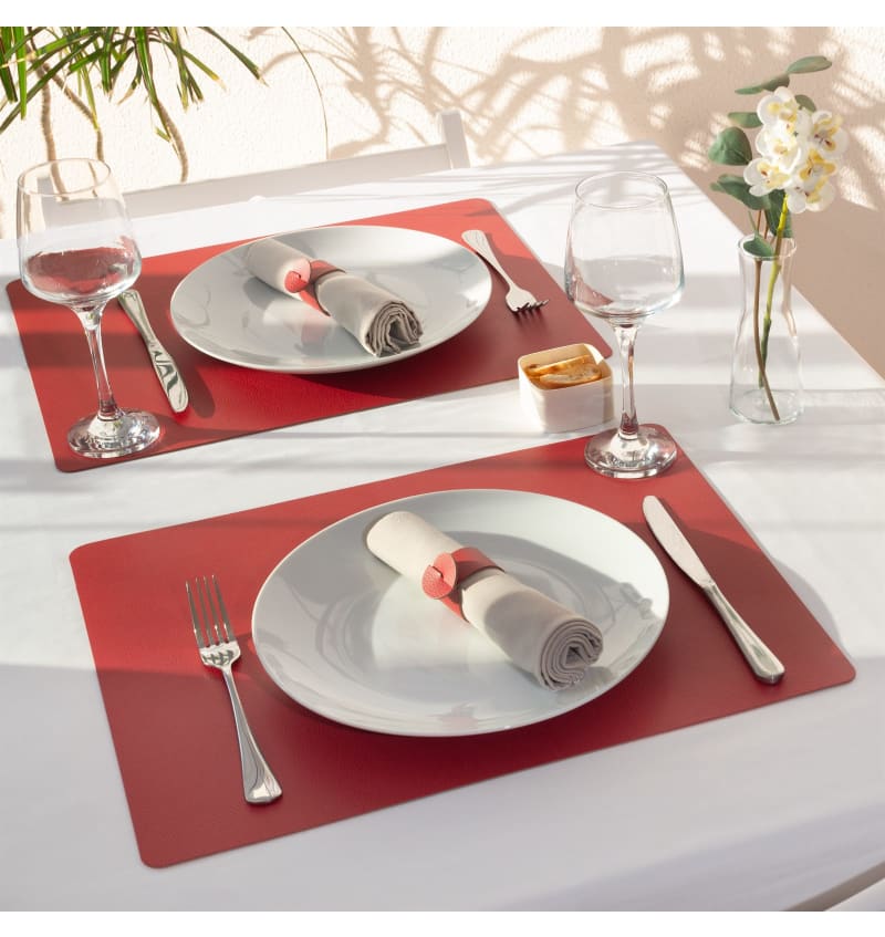 SKINNATUR - placemat - 45x35cm - 12st - SALSA - sfeerfoto SKIN01007 img