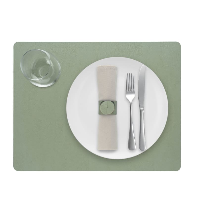 SKINNATUR - placemat - 45x35cm - 12st - LAUREL - detail SKIN01008 img