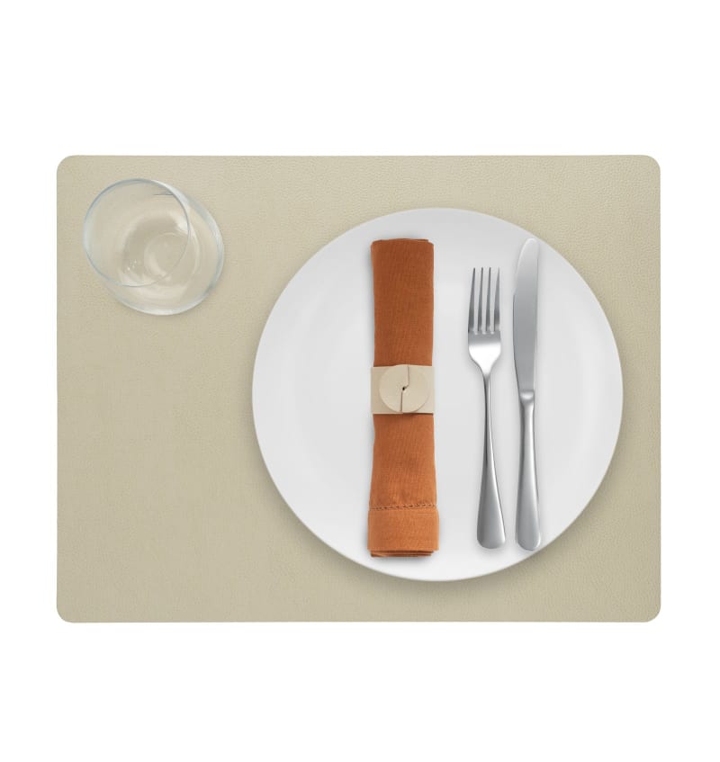 SKINNATUR - placemat - 45x35cm - 12st - LINEN - detail SKIN01009 img