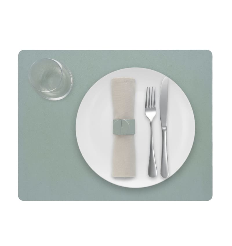 SKINNATUR - placemat - 45x35cm - 12st - ICY GREY - detail SKIN01011 img