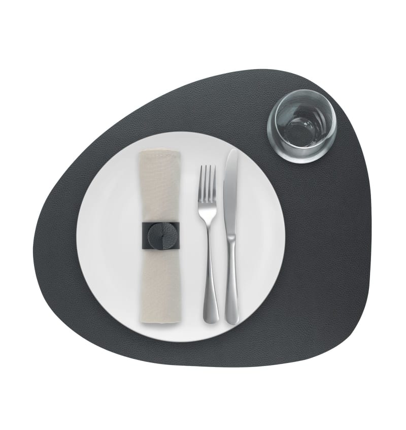 SKINNATUR - placemat pebble - 46x40cm - 12st - TORNADO - detail SKIN02004 img