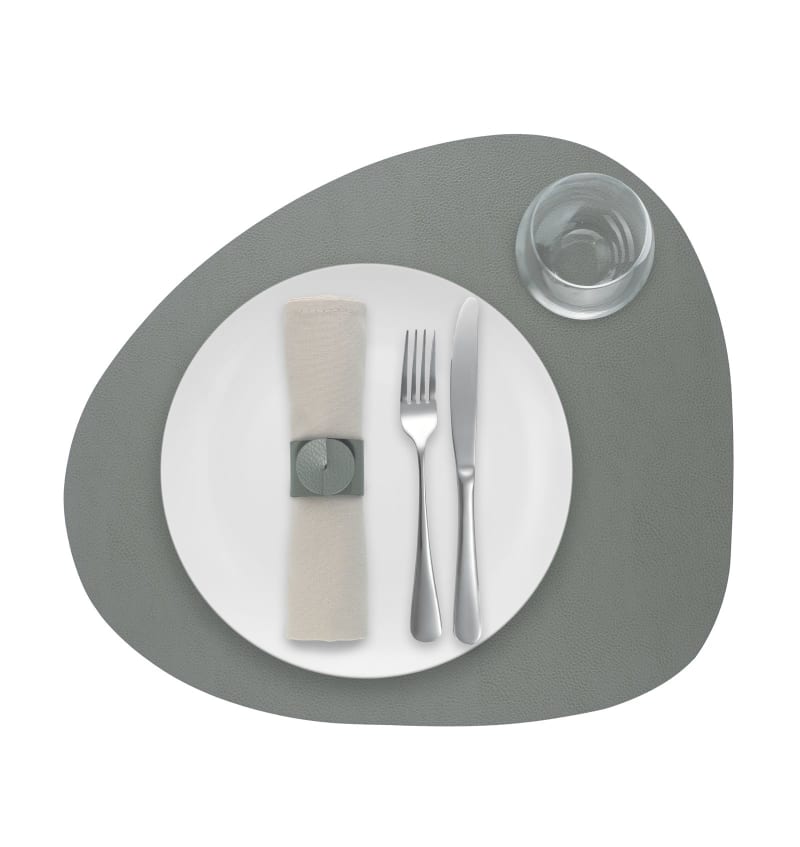 SKINNATUR - placemat pebble - 46x40cm - 12st - ELEPHANT - detail SKIN02005 img