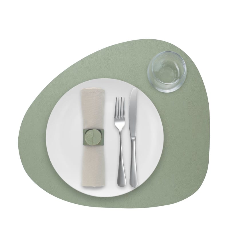 SKINNATUR - placemat pebble - 46x40cm - 12st - LAUREL - detail SKIN02008 img