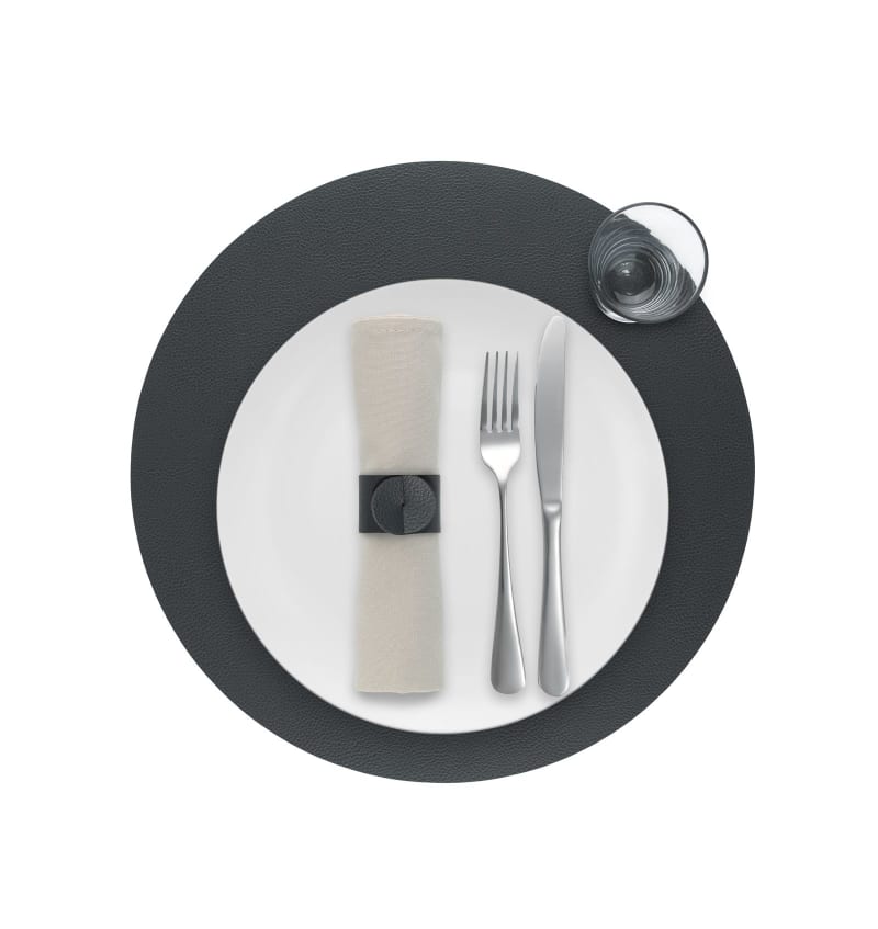 SKINNATUR - placemat circle - 38cm rond - 12st - TORNADO - detail SKIN03004 img