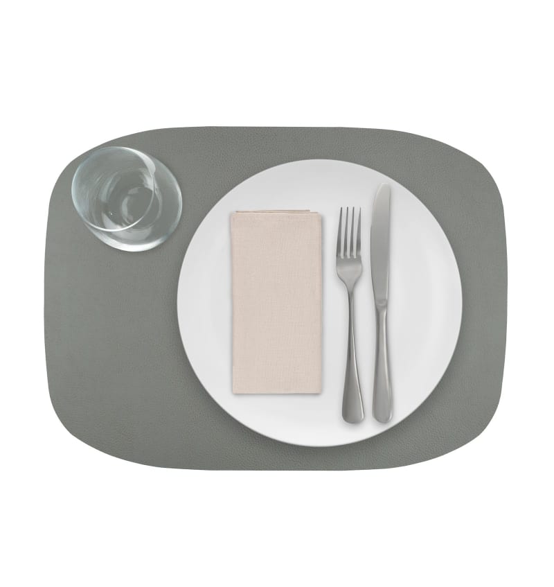 SKINNATUR - placemat ellipse - 45x33cm - 12st - ELEPHANT - detail SKIN04005 img