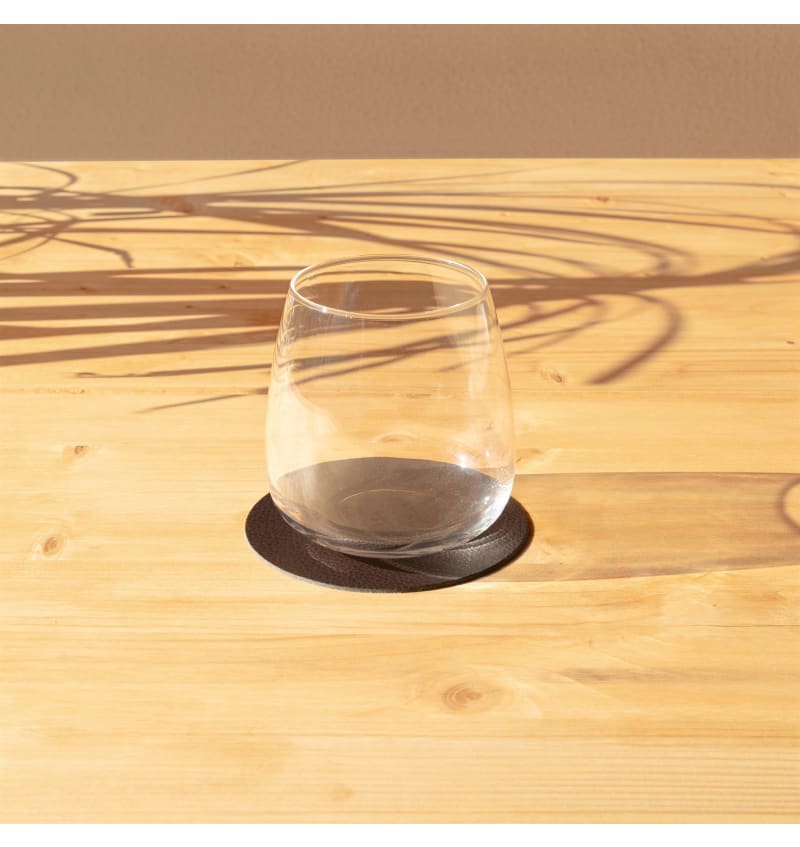 SKINNATUR - onderzetter circle - 10cm rond - 1set/6st - COFFEE BEAN - sfeerfoto SKIN10302 img