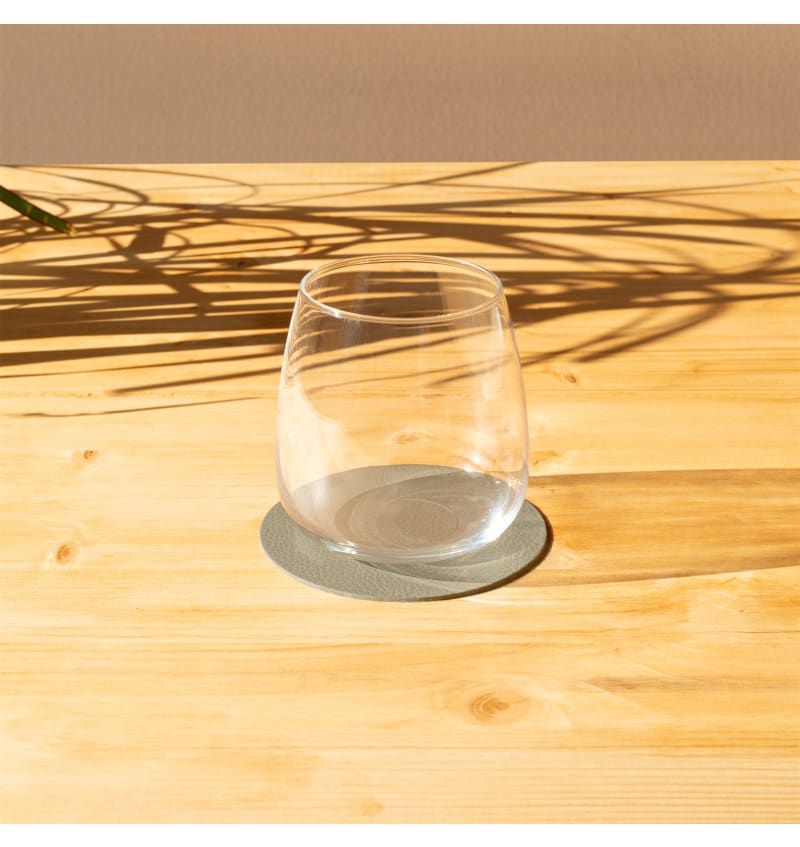 SKINNATUR - onderzetter circle - 10cm rond - 1set/6st - ELEPHANT - sfeerfoto SKIN10305 img