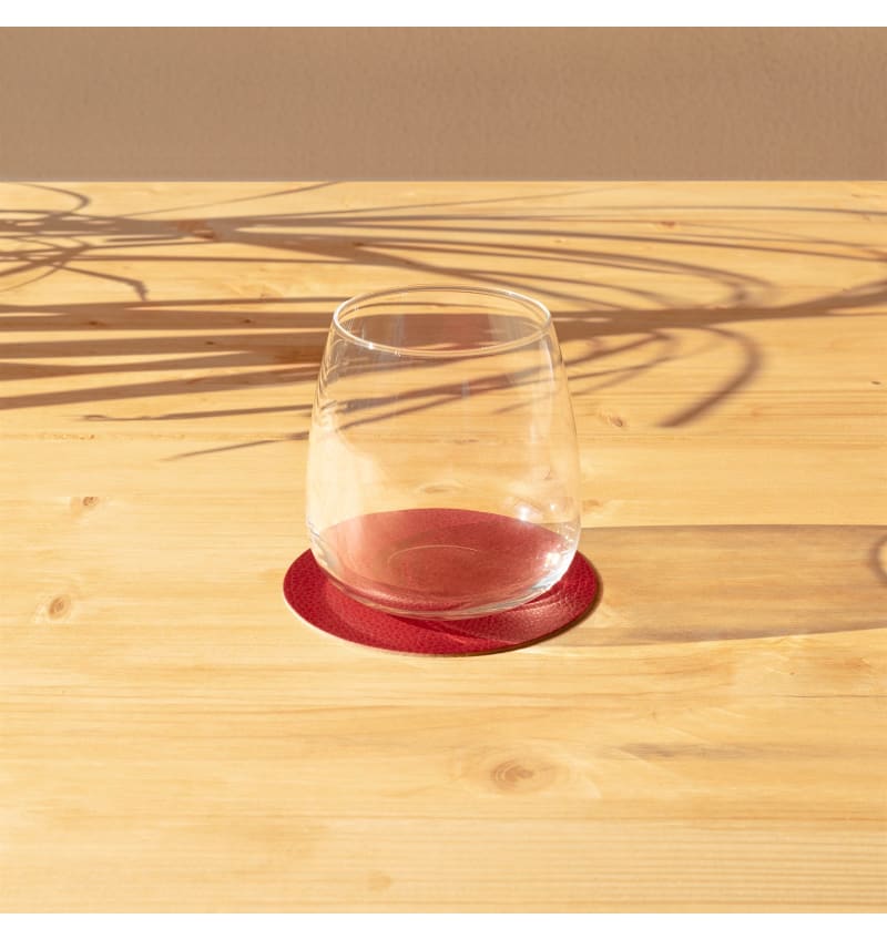 SKINNATUR - onderzetter circle - 10cm rond - 1set/6st - SALSA - sfeerfoto SKIN10307 img