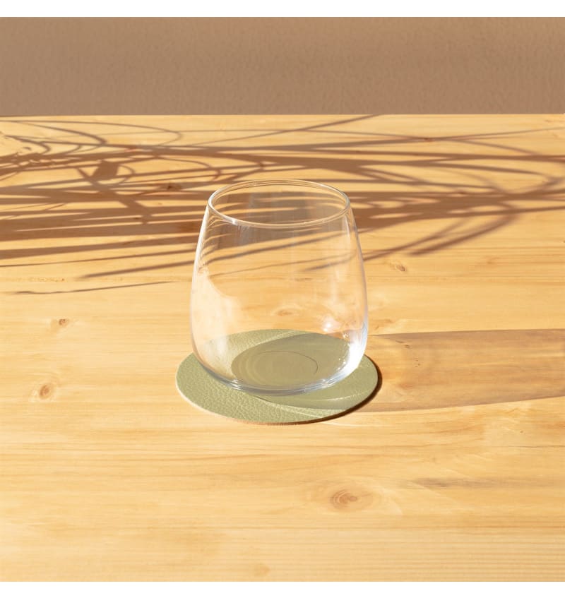 SKINNATUR - onderzetter circle - 10cm rond - 1set/6st - LAUREL - sfeerfoto SKIN10308 img