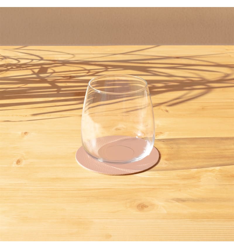 SKINNATUR - onderzetter circle - 10cm rond - 1set/6st - ROSEWATER - sfeerfoto SKIN10310 img