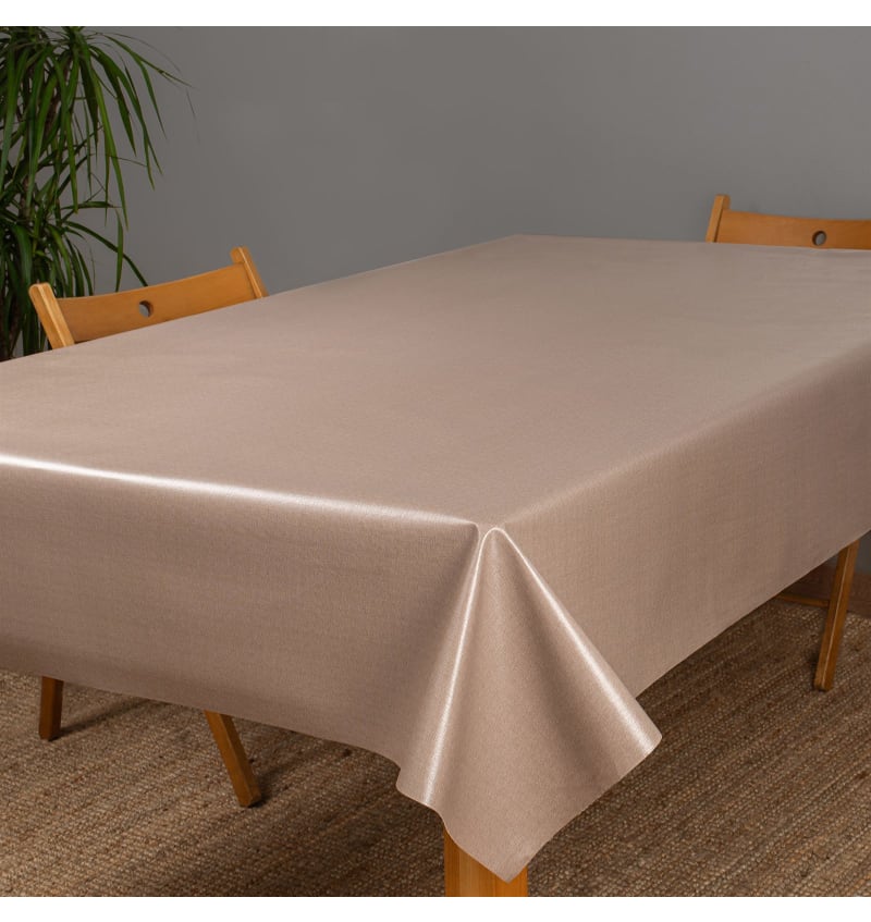 UNINAP - textiel effect - 140cm - 15m - MONO TAUPE - sfeerfoto UNI41185 img