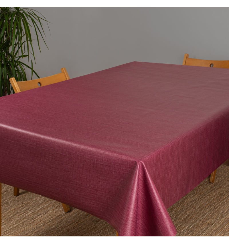 UNINAP - textiel effect - 140cm - 15m - SOLO BURGUNDY - sfeerfoto UNI416511 img