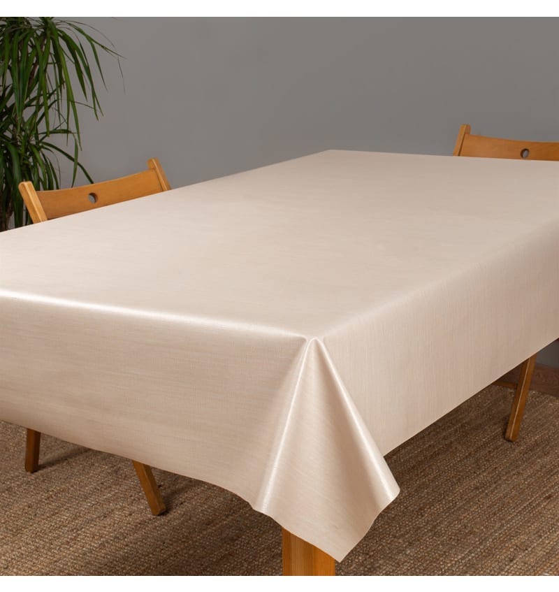 UNINAP - textiel effect - 140cm - 15m - SOLO BEIGE - sfeerfoto UNI41655 img