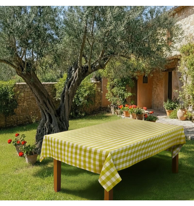 WOW - tafellaken - 150x250cm - 2st - SPRING EVERGREEN - sfeerfoto WOW01502 img