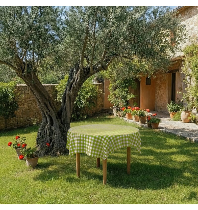 WOW - tafellaken - 150x150cm - 2st - SPRING EVERGREEN - sfeerfoto WOW01702 img