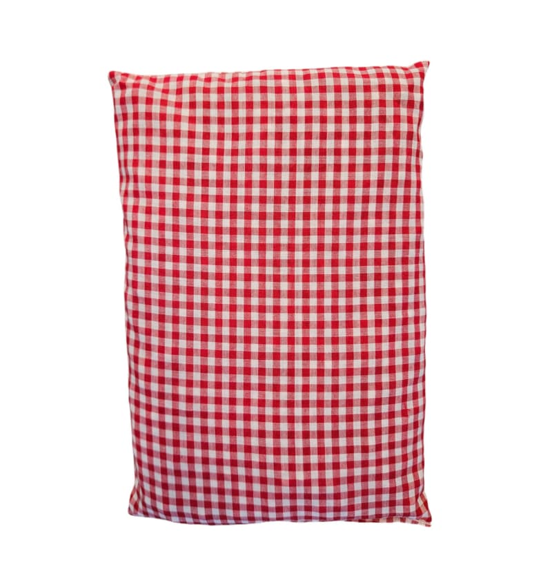 WOW - kersenpitkussen - 20x30cm - 12st - PLAID RED/WHITE - detail WOW09101 img