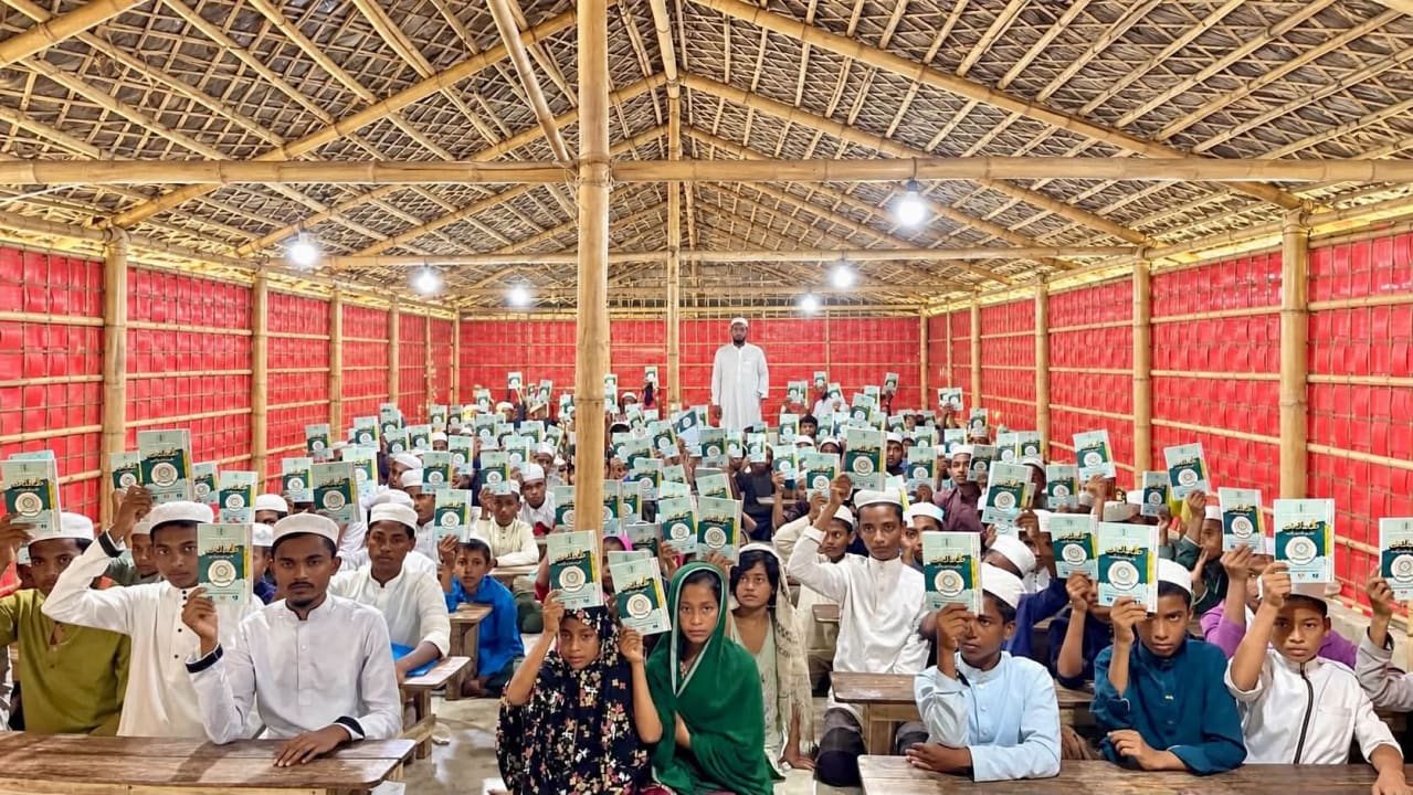 RNEB Distributes 160 Rohingya Qaida Books to Students of Madrasa Ashroful Ulum in Camp-20 Extension update image