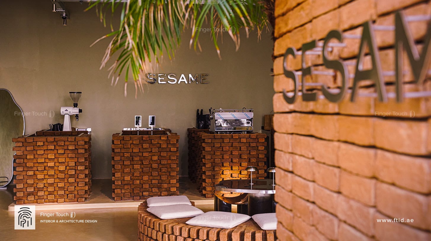 Wabi-Sabi Charm. Modern Cafe Interior Design