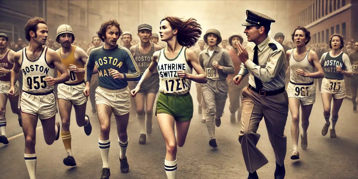 Kathrine Switzer: the first woman to officially run a marathon