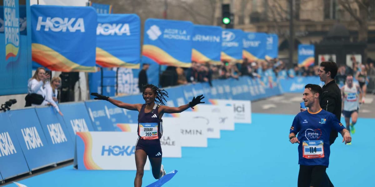 HOKA Semi de Paris : Kennedy Kimutai et Ftaw Zeray brillent devant 50 000 coureurs