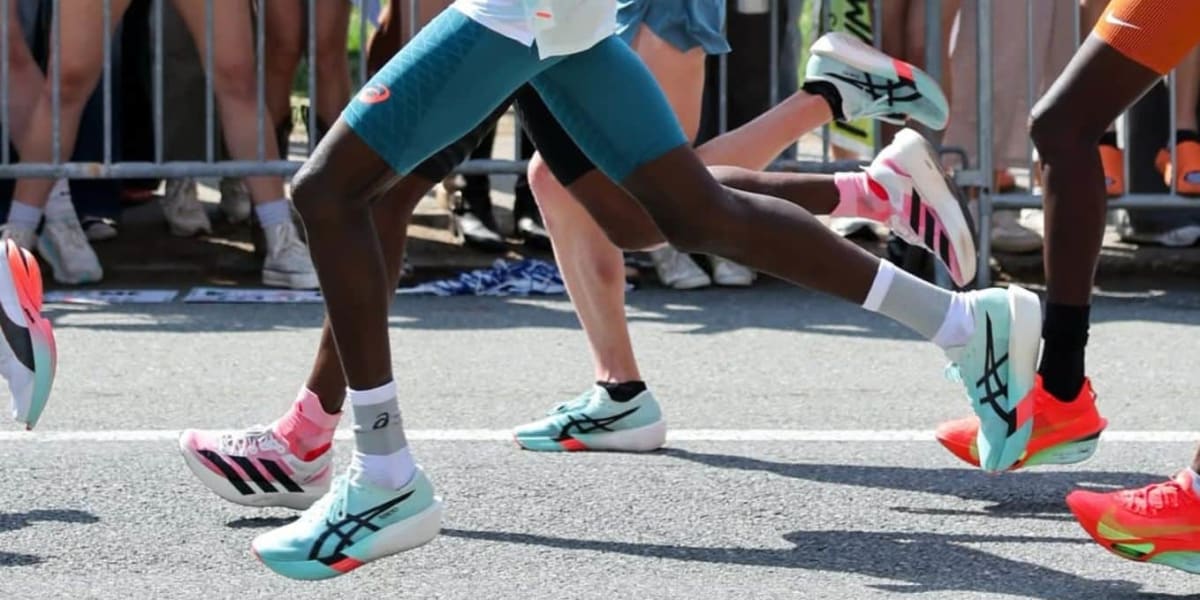Le podium des chaussures de running sur les marathons de Paris, Boston et Londres 2025