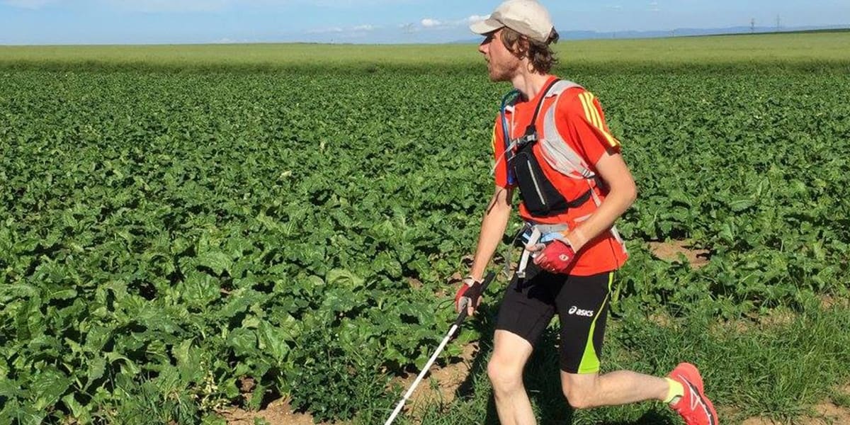 Clément Gass, blind runner and world record holder: “You can run a marathon every day after breakfast.”
