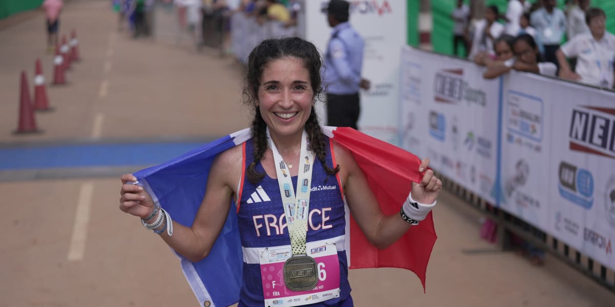 World Championships 100 km: Floriane Hot Shines with a Golden Smile in Bangalore