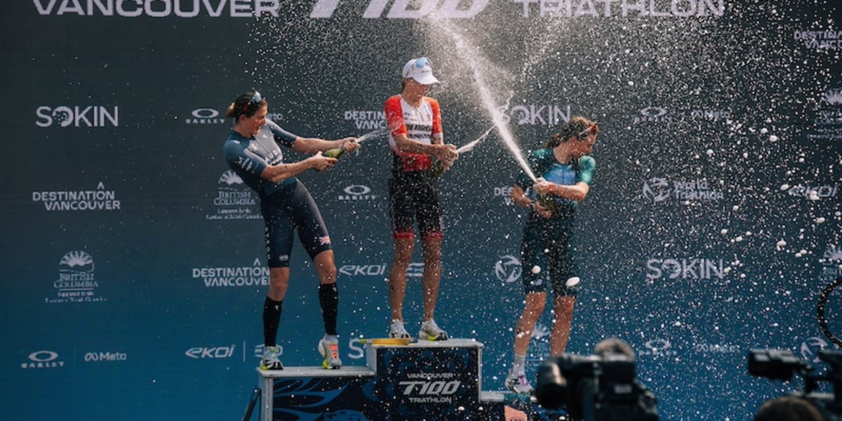 T100-Triathlon Vancouver: Julie Derron schlägt Kate Waugh auf der Laufstrecke