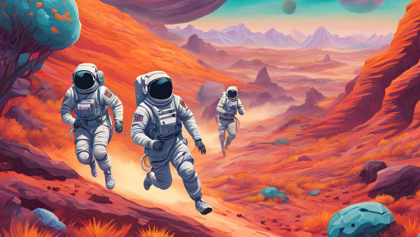 Space Marathon, when astronauts run in the cosmos