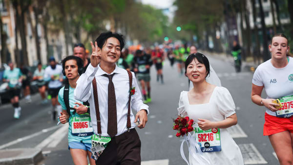 Running a marathon as a couple: a sporting and romantic experience