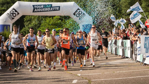 Le Tour du Lac d’Aiguebelette : Corentin Pellicier et Magalie Aureille font tomber les records