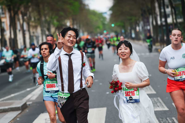 Running a marathon as a couple: a sporting and romantic experience