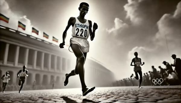 Abebe Bikila : le champion olympique qui courrait pieds nus