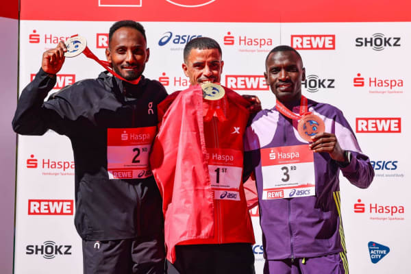 Marathon de Hambourg 2026 : Othmane El Goumri et Brillian Jepkorir Kipkoech triomphent