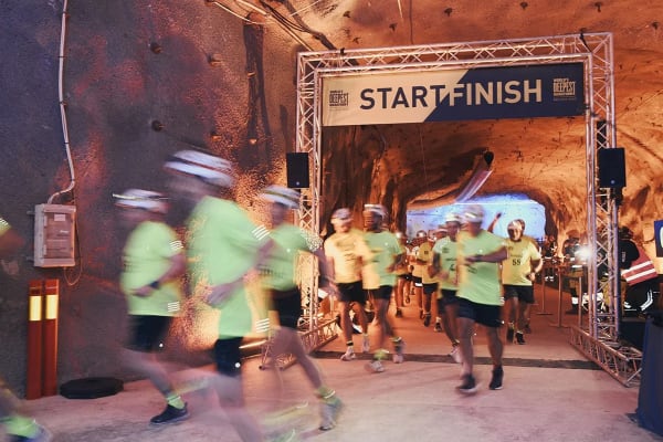 42,195 km sous terre, la version extrême du marathon dans la mine de Garpenberg en Suède