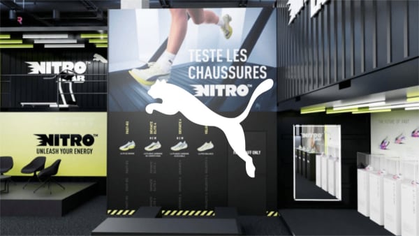 PUMA installe son NITRO LAB au cœur du salon Run Experience au Marathon de Paris avec la FAST-R 3 en tête de gondole