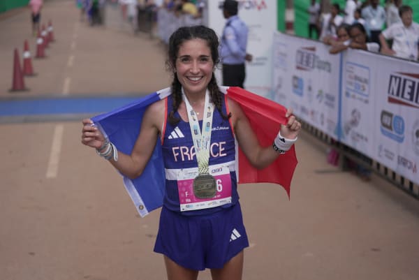 World Championships 100 km: Floriane Hot Shines with a Golden Smile in Bangalore