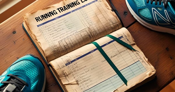 The running training log, an old-school thing?