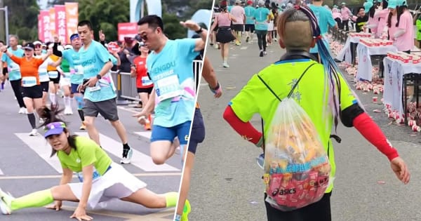 Marathon de Chengdu : gels dans le sac, grand écart sur la route… et une ligne invisible franchie