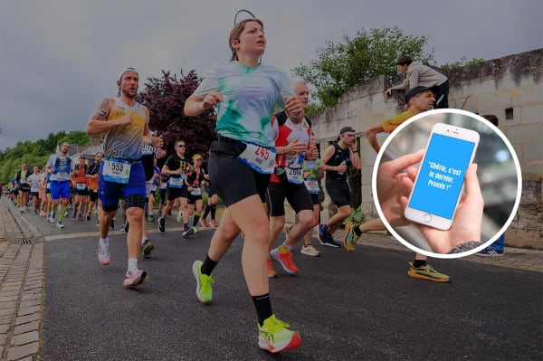 Les SMS envoyés pendant un marathon