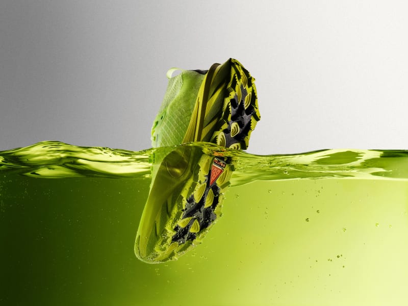 Nike ACG bemutatja a Picklejust, új ultrahegyi trailcipő ZoomX-szel, Flyknittel és GOATEK külsőtalppal, várhatóan 2027-ben.