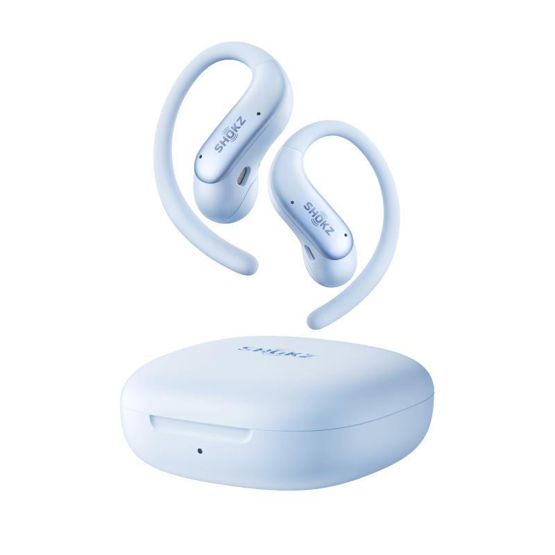 Shokz OpenFit Air 2, des écouteurs ultra légers et compacts à crochet d’oreille pour courir ou travailler tout en restant attentif autour de soi