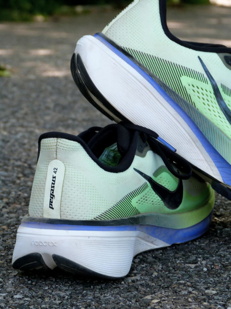 Test complet de la Nike Pegasus 42 après 100 km : confort, performance, poids, durabilité et comparaison avec la concurrence.