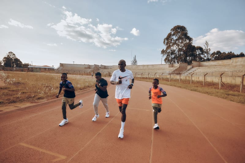 Eliud Kipchoge au Kenya